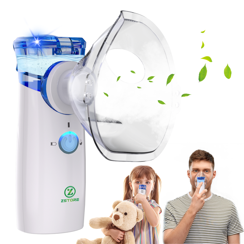 Asthma Nebulizer, Nebulizer Machine for Adults, Portable Nebulizer for Kids, Rechargeable Nebulizer with Adjustable Nebulization Rate, Nebulizer for Breathing Problems at Home