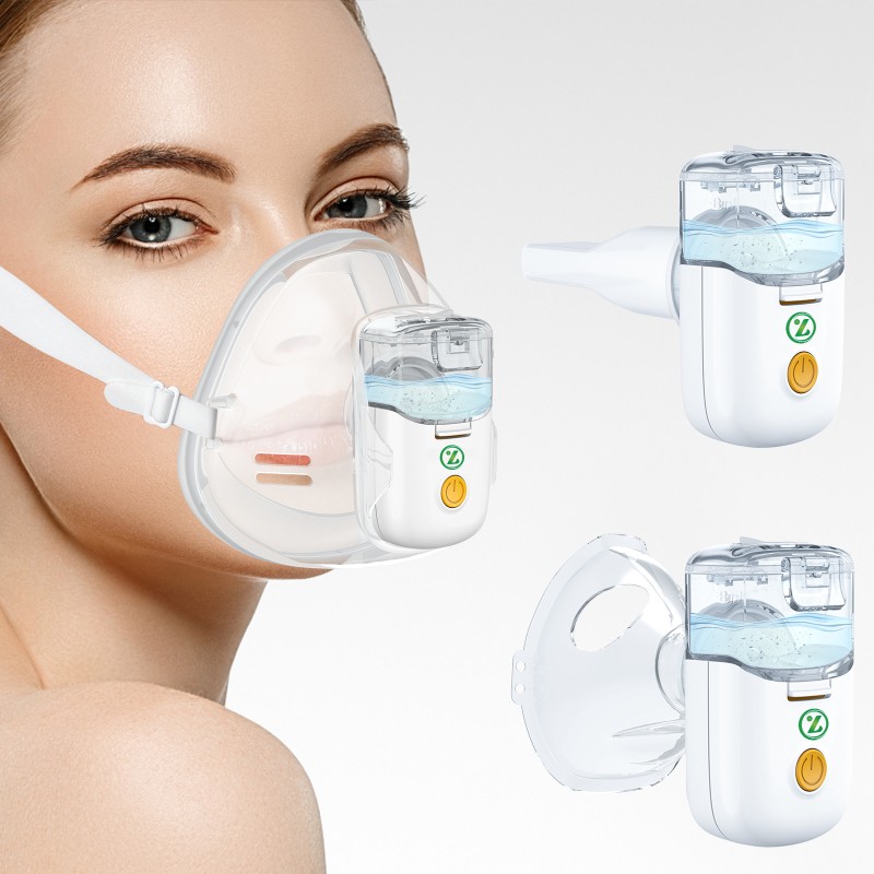 Ultrasonic Nebulizer, Nebulizer Machine for Adults, Portable Nebulizer for Kids, Rechargeable Handsfree Nebulizer, Mini Nebulizer for Breathing Problem at Home